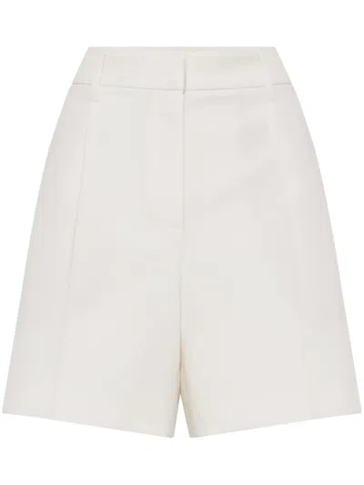 Brunello Cucinelli Tailored Shorts In White