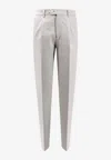 Brunello Cucinelli Tailored Straight-leg Pants In Gray