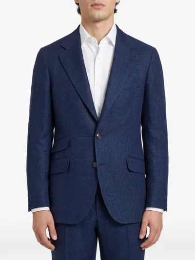 Brunello Cucinelli Tailored Suit In Blue
