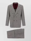 Brunello Cucinelli Tailored Suit Set Double-breasted Jacket In Multi