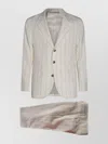Brunello Cucinelli Tailored Suit With Notch Lapel And Back Vent