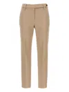 Brunello Cucinelli Cotton Trousers With Pockets And Belt Loops