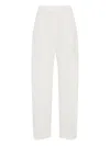 Brunello Cucinelli Tailored Trousers In White