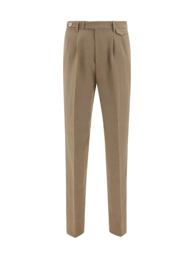 Brunello Cucinelli Tailored Trousers In Beige