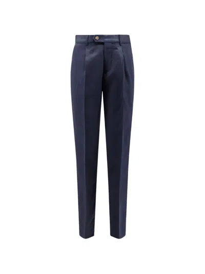 Brunello Cucinelli Tailored Trousers In Blue