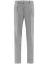 Brunello Cucinelli Men's Pantalone Classico In Grey