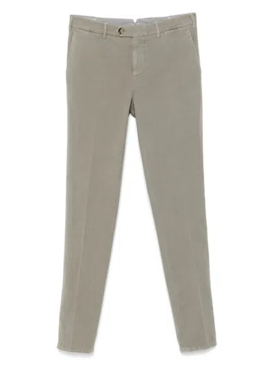 Brunello Cucinelli Tailored Trousers With Classic Waistband In Gray