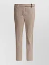 Brunello Cucinelli Tailored Trousers With Pockets And Loops In Neutral