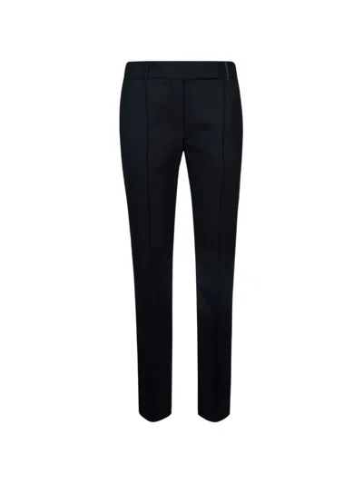Brunello Cucinelli Tailored Wool Trousers In Black