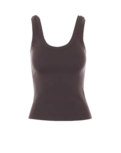 Brunello Cucinelli Tank Top In Brown