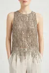 Brunello Cucinelli Tank Top In Pattern