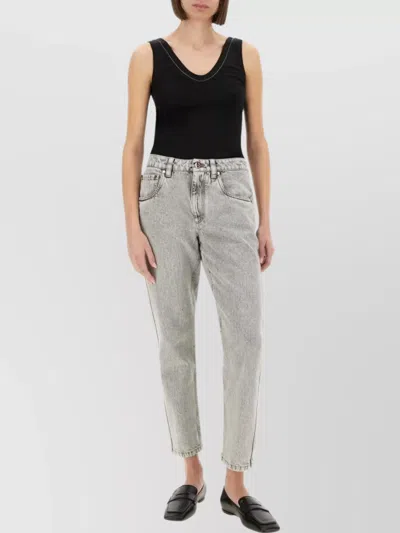 Brunello Cucinelli Tank Top In Cotton
