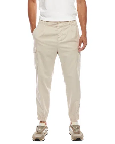 Brunello Cucinelli Tapered Cotton-blend Cargo Pants In Neutral