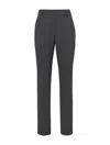 Brunello Cucinelli High-waist Tapered-leg Trousers In Grey