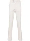 Brunello Cucinelli Tapered-leg Chinos In White