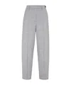 Brunello Cucinelli Tapered-leg Tailored Trousers In Gray