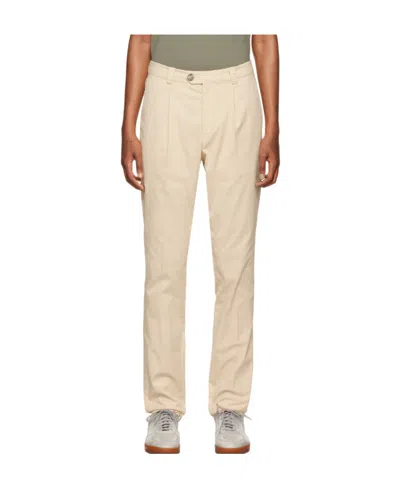 Brunello Cucinelli Tapered-leg Trousers In Nude