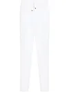 Brunello Cucinelli Tapered-leg Trousers In White