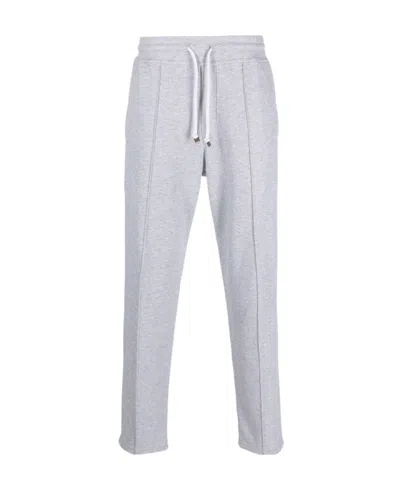 Brunello Cucinelli Tapered Leg Trousers In White