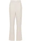 Brunello Cucinelli Tapered Tailored Trousers In Neutrals