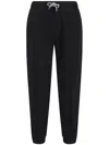 Brunello Cucinelli Drawstring-waist Track Pants In Black