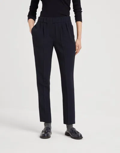 BRUNELLO CUCINELLI TAPERED TROUSERS