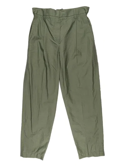 Brunello Cucinelli Tapered Trousers In Green