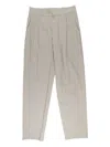 Brunello Cucinelli Tapered Trousers In Gray