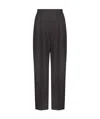 Brunello Cucinelli Tapered Trousers In Black