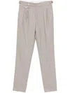Brunello Cucinelli Klassische Tapered-hose In Braun