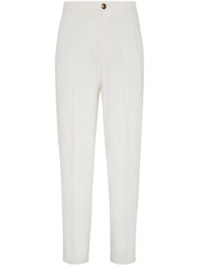 BRUNELLO CUCINELLI TAPERED TROUSERS
