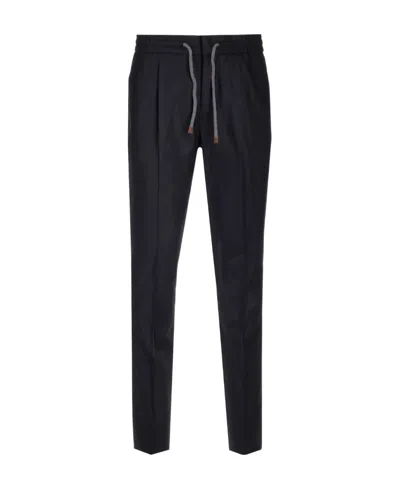 BRUNELLO CUCINELLI BRUNELLO CUCINELLI DRAWSTRING PLEATED TROUSERS