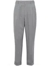 Brunello Cucinelli Timeless Chino Trousers With Pockets In Grey