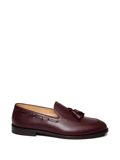 Brunello Cucinelli Tassel Loafers In Brown