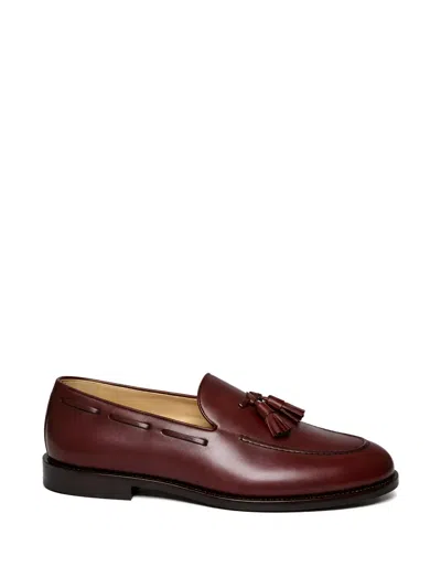 Brunello Cucinelli Tassel Loafers In Brown