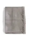 Brunello Cucinelli Taupe Cashmere And Silk Scarf