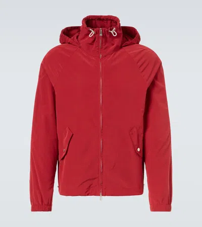 Brunello Cucinelli Technical Jacket In Red