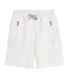 Brunello Cucinelli Logo Cotton Jersey Bermuda Shorts
