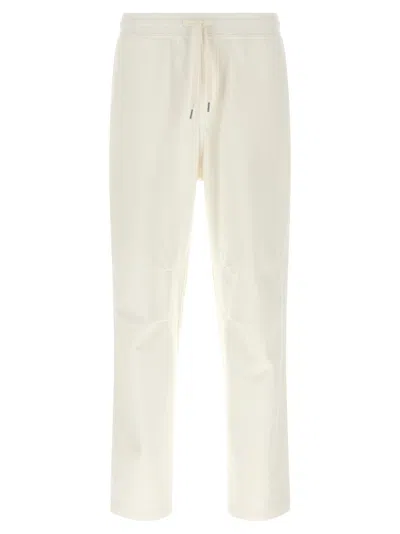 Brunello Cucinelli Techno Cotton Joggers Pants White