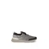Brunello Cucinelli Men Techno Cotton Knit Sneakers Runners In Gray