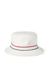 Brunello Cucinelli Bucket Hat With Logo In White