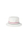 Brunello Cucinelli Bucket Hat With Logo In White