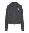 Brunello Cucinelli Pique Sweatshirt With Logo In Grey