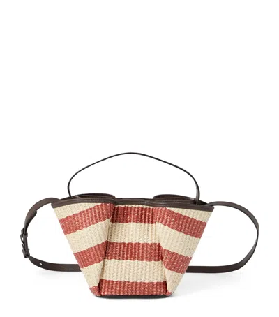 Brunello Cucinelli Techno Cotton-raffia Marina Shopper Bag In White