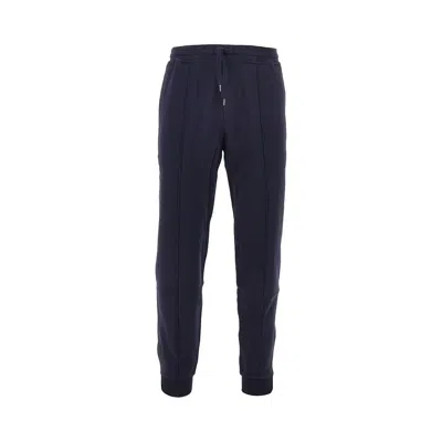Brunello Cucinelli Techno Cotton Sweatpants In Blue