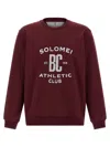 Brunello Cucinelli Maroon Techno Cotton Sweatshirt