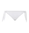 Brunello Cucinelli Techno Jersey Bikini Bottoms In White