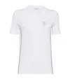 Brunello Cucinelli Techno Jersey Embellished T-shirt In White
