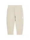 Brunello Cucinelli Teddy Bear-motif Cotton Trousers In Neutrals