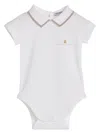 Brunello Cucinelli Teddy Bear-print Cotton Bodysuit In White